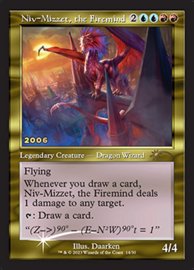 Niv-Mizzet, the Firemind [30th Anniversary Promos] | Gate City Games LLC