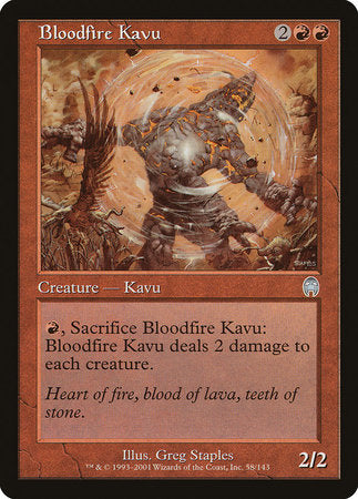 Bloodfire Kavu [Apocalypse] | Gate City Games LLC