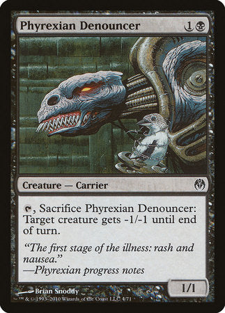 Phyrexian Denouncer [Duel Decks: Phyrexia vs. the Coalition] | Gate City Games LLC