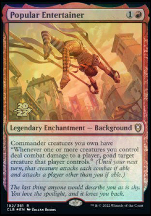 Popular Entertainer [Commander Legends: Battle for Baldur's Gate Prerelease Promos] | Gate City Games LLC