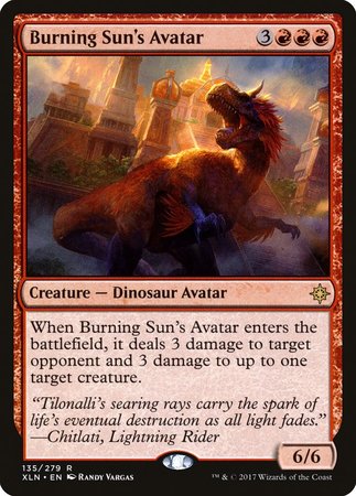 Burning Sun's Avatar [Ixalan] | Gate City Games LLC