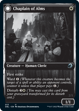 Chaplain of Alms // Chapel Shieldgeist [Innistrad: Double Feature] | Gate City Games LLC