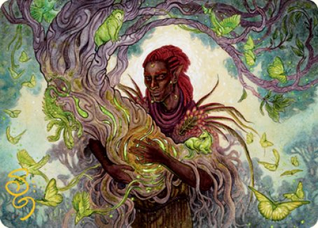 Circle of Dreams Druid Art Card (Gold-Stamped Signature) [Dungeons & Dragons: Adventures in the Forgotten Realms Art Series] | Gate City Games LLC