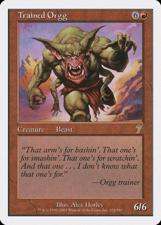 Trained Orgg [Seventh Edition] | Gate City Games LLC