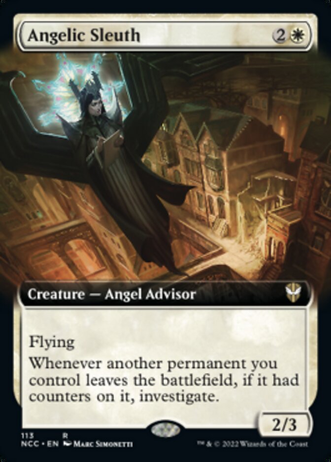 Angelic Sleuth (Extended Art) [Streets of New Capenna Commander] | Gate City Games LLC