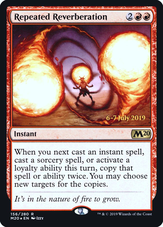 Repeated Reverberation  [Core Set 2020 Prerelease Promos] | Gate City Games LLC