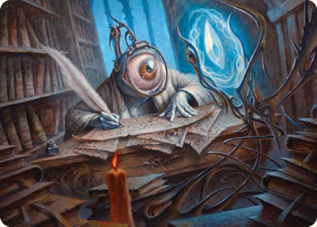 Unblinking Observer Art Card [Innistrad: Midnight Hunt Art Series] | Gate City Games LLC