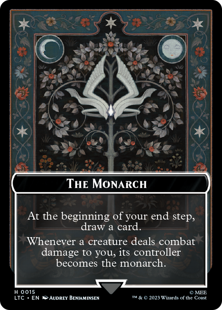 The Monarch // Treasure Double-Sided Token [The Lord of the Rings: Tales of Middle-Earth Commander Tokens] | Gate City Games LLC