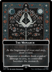 The Monarch // Treasure Double-Sided Token [The Lord of the Rings: Tales of Middle-Earth Commander Tokens] | Gate City Games LLC