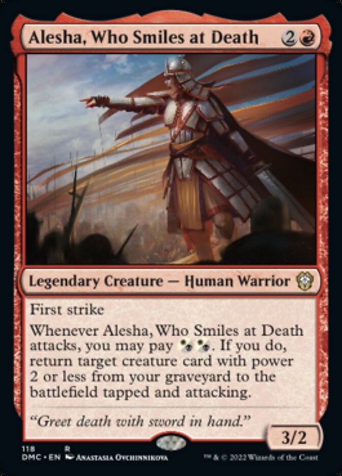 Alesha, Who Smiles at Death [Dominaria United Commander] | Gate City Games LLC