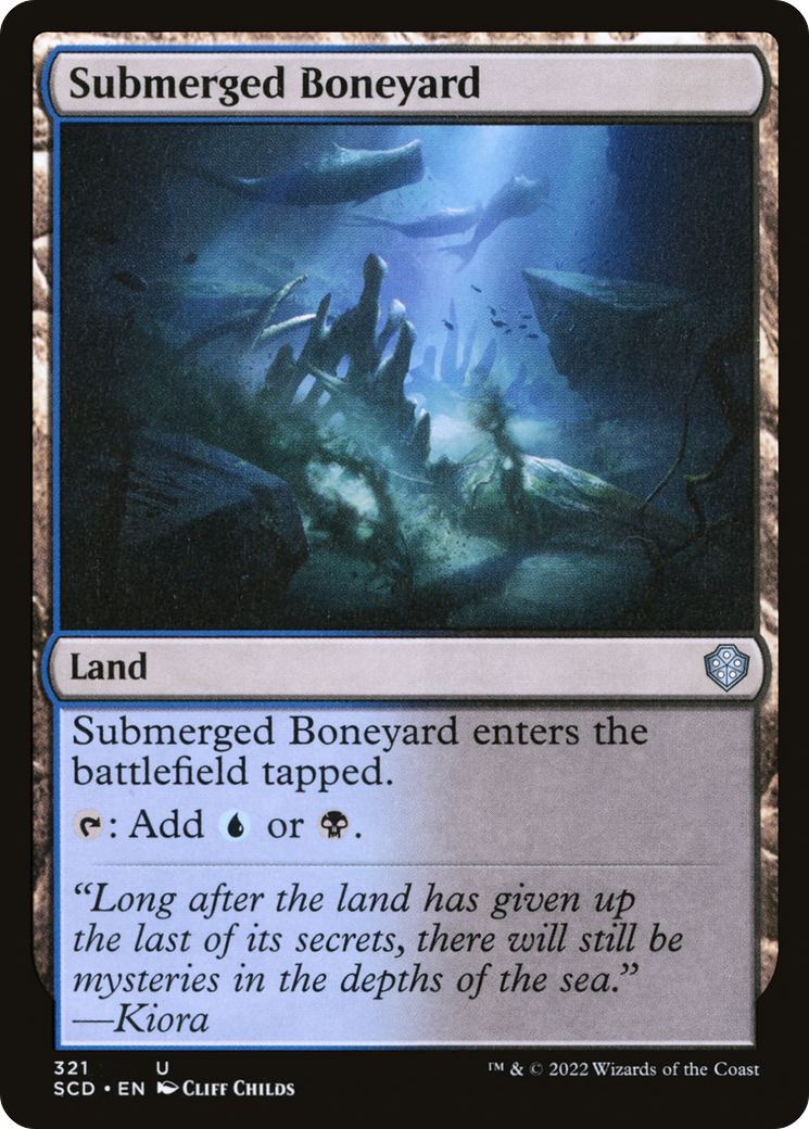 Submerged Boneyard [Starter Commander Decks] | Gate City Games LLC