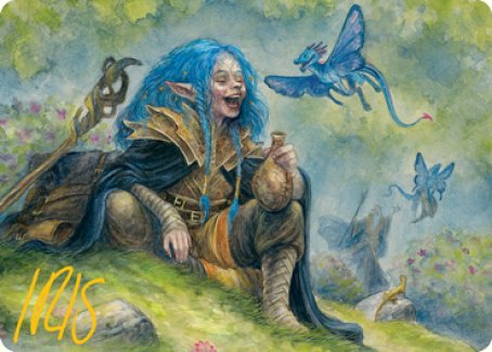 Feywild Trickster Art Card (Gold-Stamped Signature) [Dungeons & Dragons: Adventures in the Forgotten Realms Art Series] | Gate City Games LLC