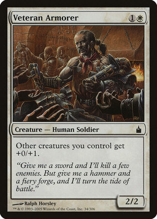 Veteran Armorer [Ravnica: City of Guilds] | Gate City Games LLC