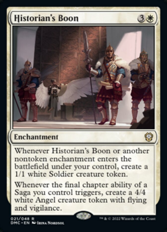 Historian's Boon [Dominaria United Commander] | Gate City Games LLC