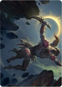 Nighthawk Scavenger Art Card [Zendikar Rising Art Series] | Gate City Games LLC