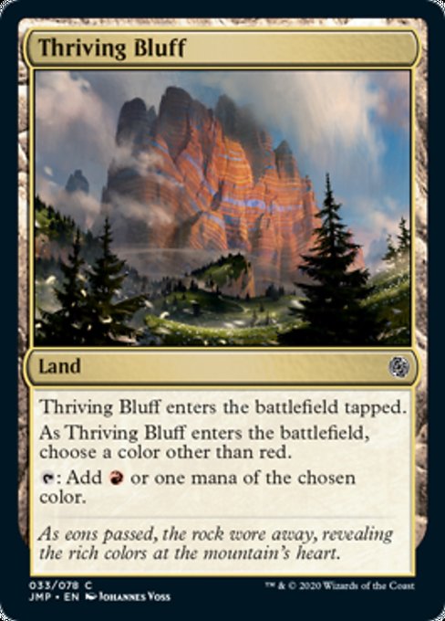 Thriving Bluff [Jumpstart] | Gate City Games LLC