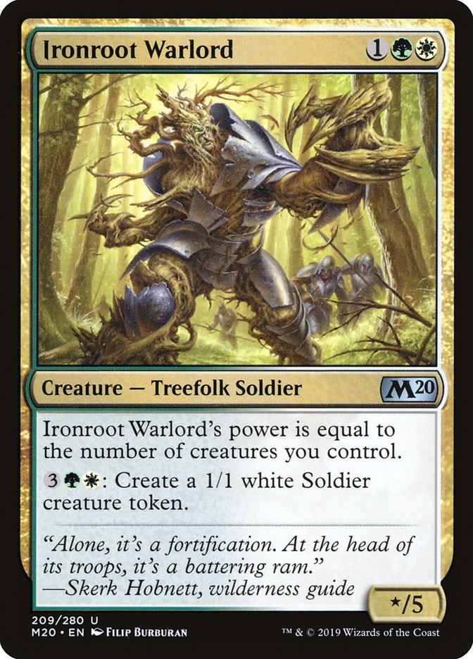 Ironroot Warlord [Core Set 2020] | Gate City Games LLC