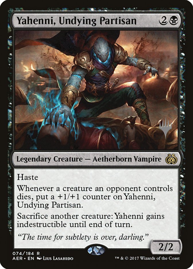 Yahenni, Undying Partisan (Promo Pack) [Aether Revolt Promos] | Gate City Games LLC