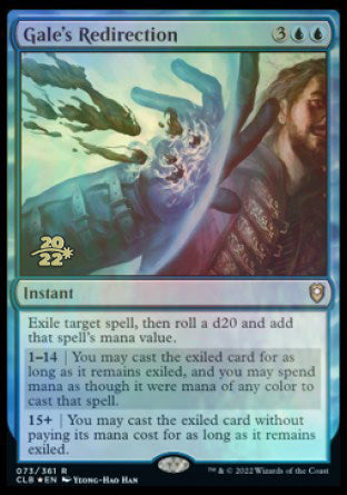Gale's Redirection [Commander Legends: Battle for Baldur's Gate Prerelease Promos] | Gate City Games LLC