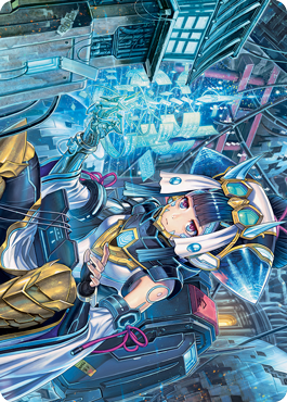 Covert Technician Art Card [Kamigawa: Neon Dynasty Art Series] | Gate City Games LLC