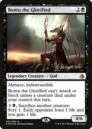 Bontu the Glorified [Amonkhet Promos] | Gate City Games LLC