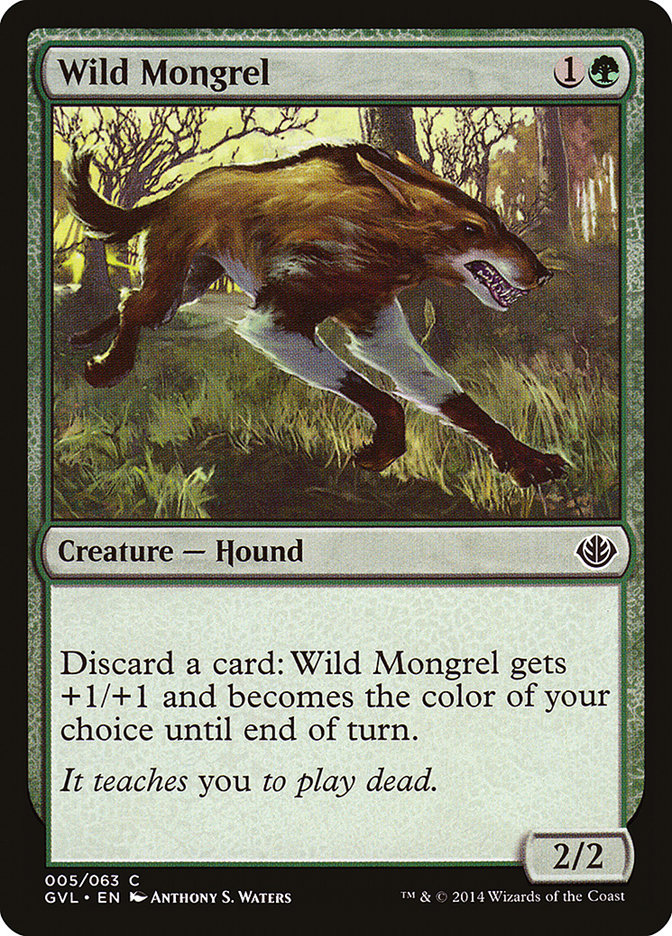 Wild Mongrel (Garruk vs. Liliana) [Duel Decks Anthology] | Gate City Games LLC