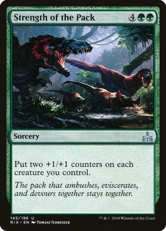 Strength of the Pack [Rivals of Ixalan] | Gate City Games LLC