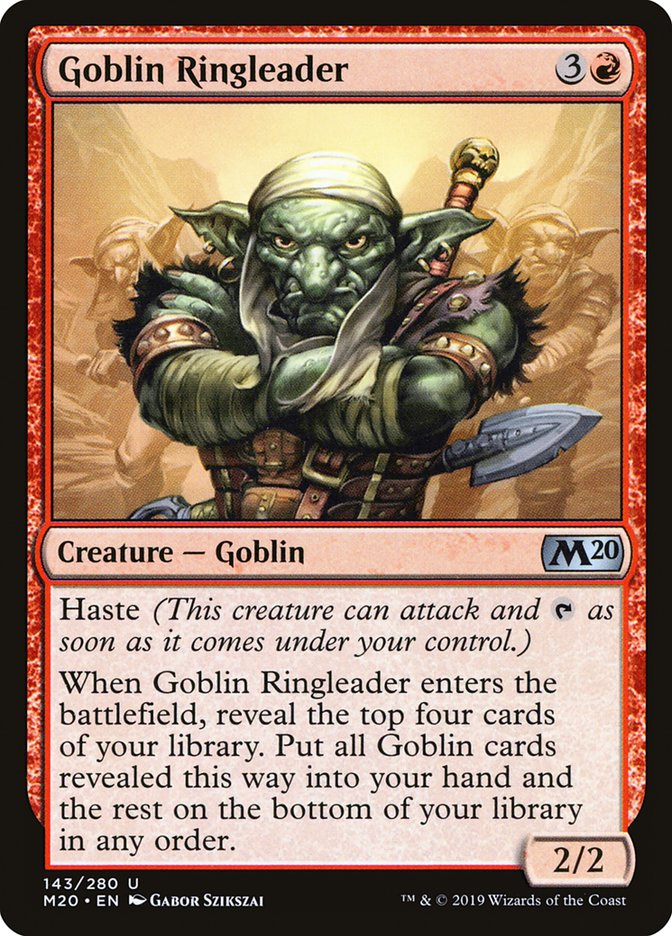 Goblin Ringleader [Core Set 2020] | Gate City Games LLC