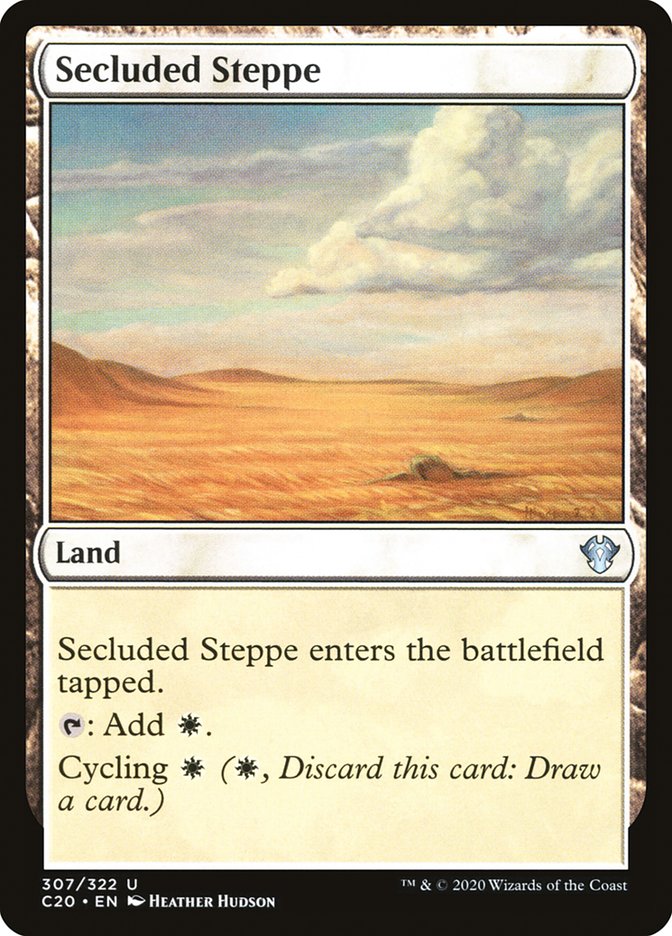 Secluded Steppe [Commander 2020] | Gate City Games LLC