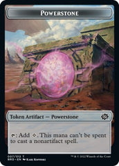 Powerstone // Golem Double-Sided Token [The Brothers' War Tokens] | Gate City Games LLC