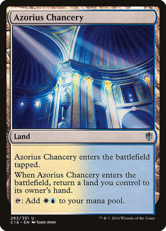 Azorius Chancery [Commander 2016] | Gate City Games LLC