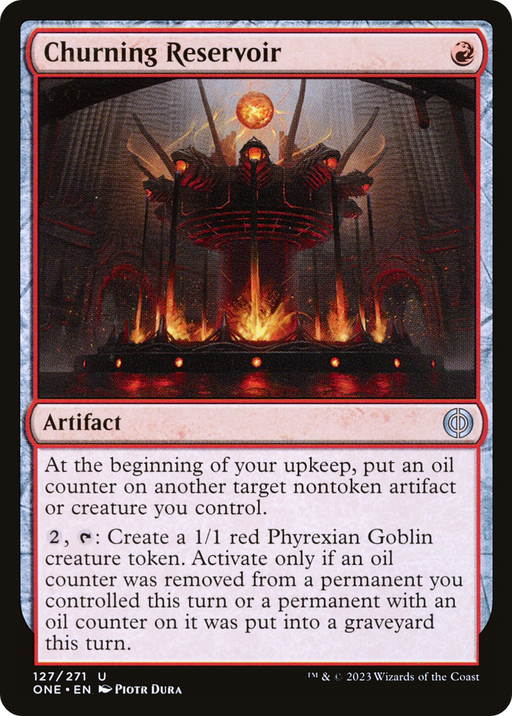 Churning Reservoir [Phyrexia: All Will Be One] | Gate City Games LLC