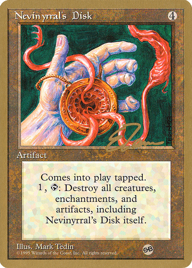 Nevinyrral's Disk (Eric Tam) (SB) [Pro Tour Collector Set] | Gate City Games LLC