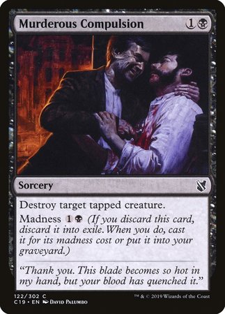 Murderous Compulsion [Commander 2019] | Gate City Games LLC