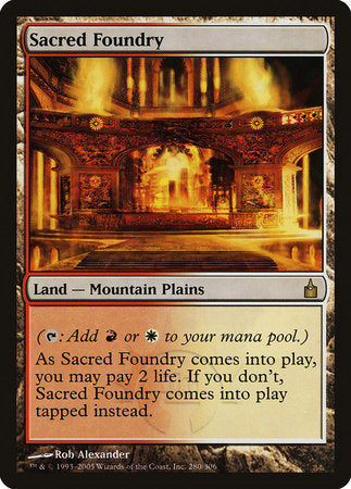 Sacred Foundry [Ravnica: City of Guilds] | Gate City Games LLC