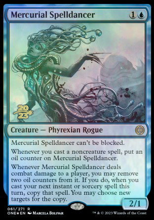 Mercurial Spelldancer [Phyrexia: All Will Be One Prerelease Promos] | Gate City Games LLC