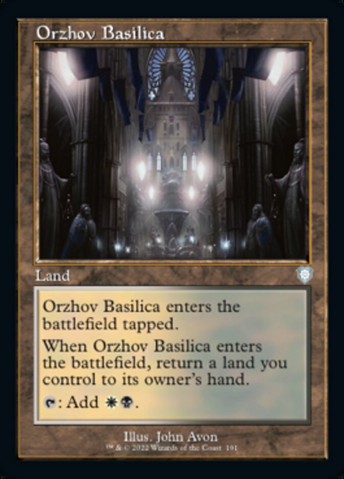 Orzhov Basilica (Retro) [The Brothers' War Commander] | Gate City Games LLC