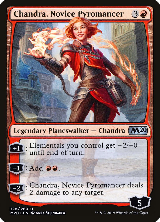 Chandra, Novice Pyromancer [Core Set 2020] | Gate City Games LLC