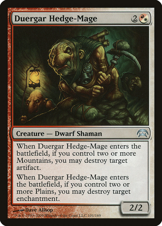 Duergar Hedge-Mage [Planechase] | Gate City Games LLC