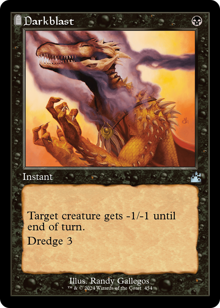Darkblast (Retro Frame) [Ravnica Remastered] | Gate City Games LLC