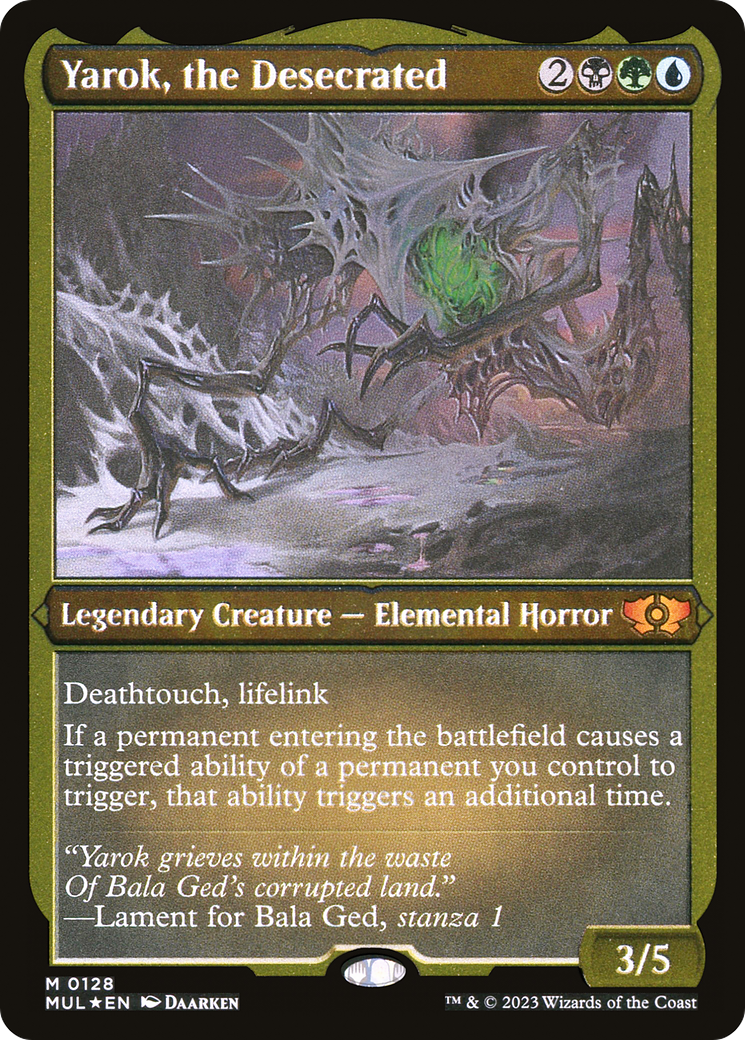 Yarok, the Desecrated (Foil Etched) [Multiverse Legends] | Gate City Games LLC