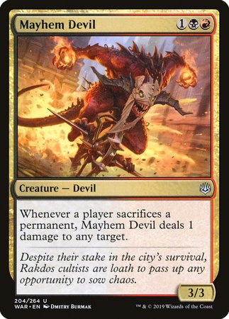 Mayhem Devil [War of the Spark] | Gate City Games LLC