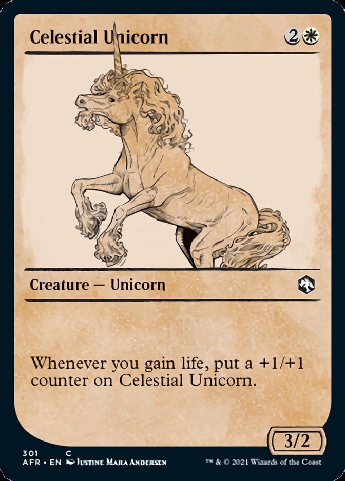 Celestial Unicorn (Showcase) [Dungeons & Dragons: Adventures in the Forgotten Realms] | Gate City Games LLC