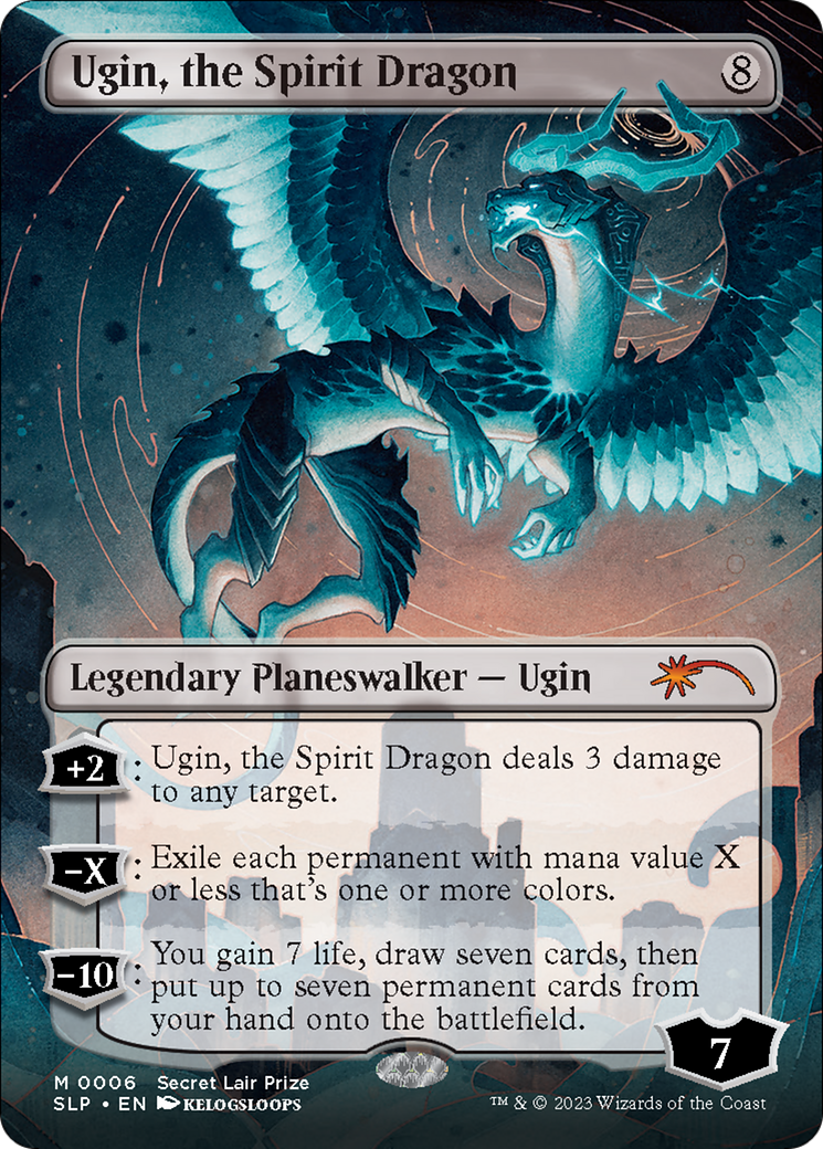Ugin, the Spirit Dragon (Borderless) [Secret Lair Showdown] | Gate City Games LLC