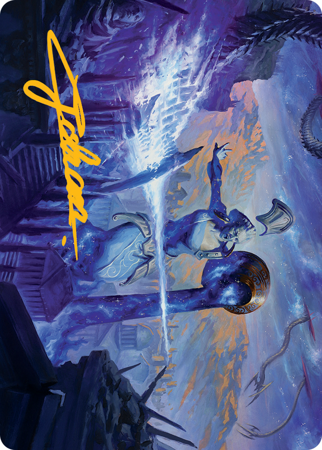 Ephara, Ever-Sheltering Art Card (Gold-Stamped Signature) [March of the Machine Art Series] | Gate City Games LLC