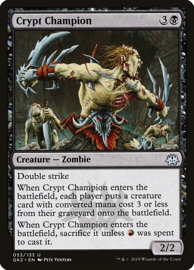 Crypt Champion [Ravnica Allegiance Guild Kit] | Gate City Games LLC