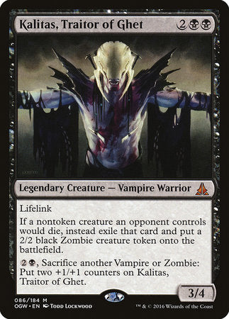 Kalitas, Traitor of Ghet [Oath of the Gatewatch] | Gate City Games LLC