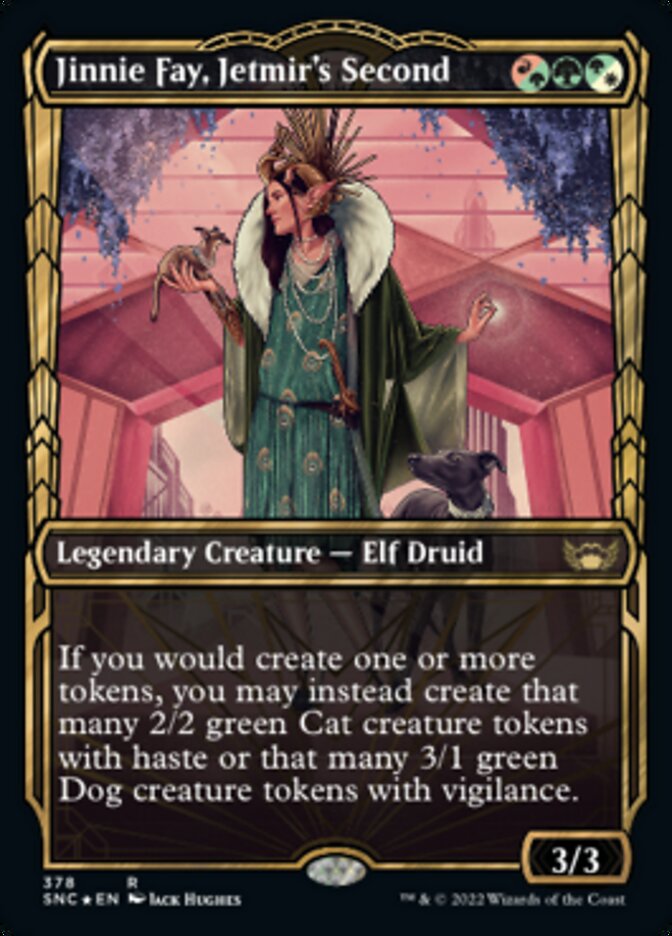 Jinnie Fay, Jetmir's Second (Showcase Golden Age Gilded Foil) [Streets of New Capenna] | Gate City Games LLC