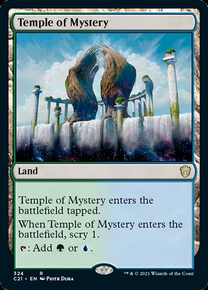 Temple of Mystery [Commander 2021] | Gate City Games LLC