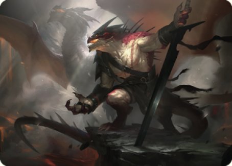 Rivaz of the Claw Art Card [Dominaria United Art Series] | Gate City Games LLC